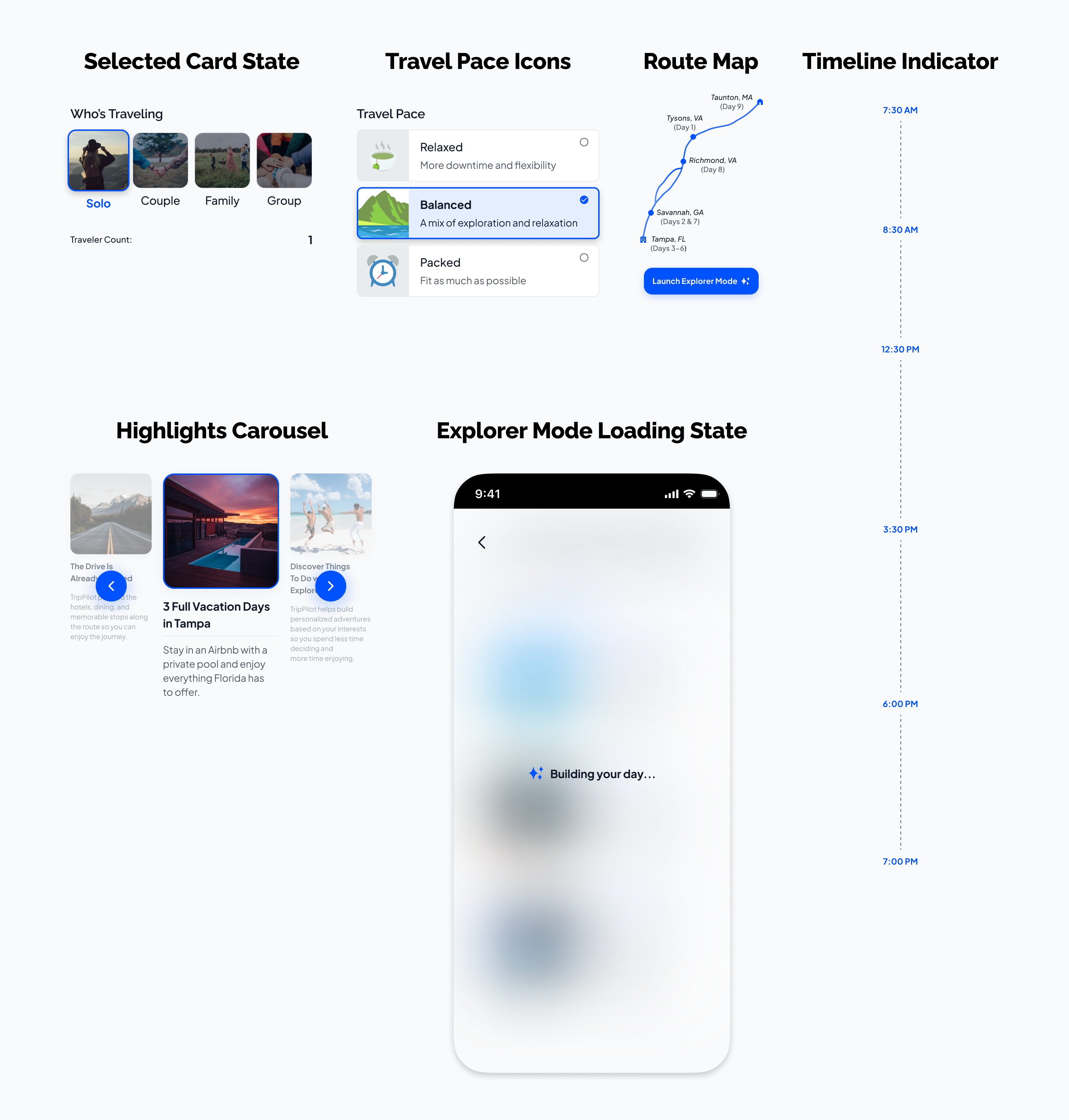 TripPilot design decisions